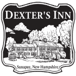black and white logo of Dexter's Inn
